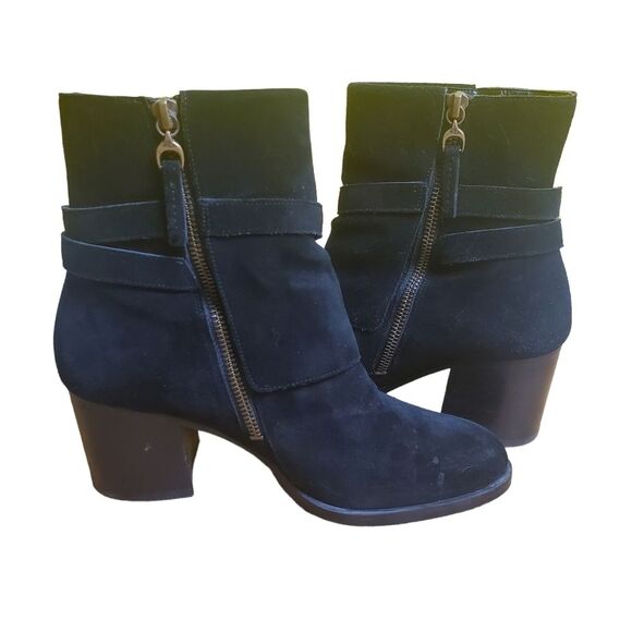 Lauren Ralph Lauren Gilda Suede Booties Size 7 - Picture 5 of 9